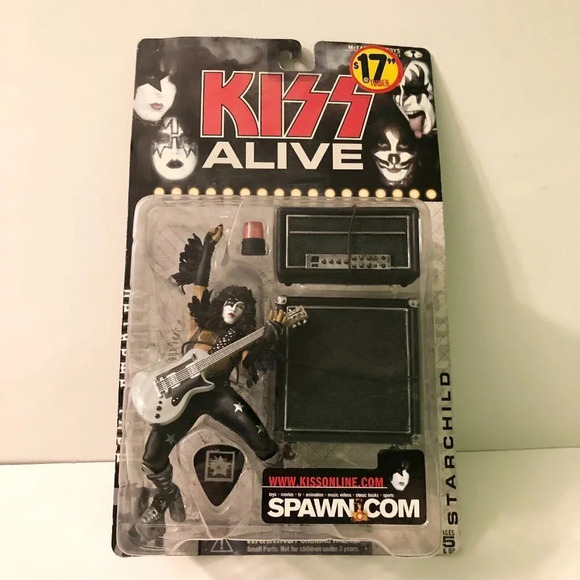 2000 KISS Band Paul Stanley  Starchild Alive McFarlane Spawn Action Figure - Picture 16 of 16